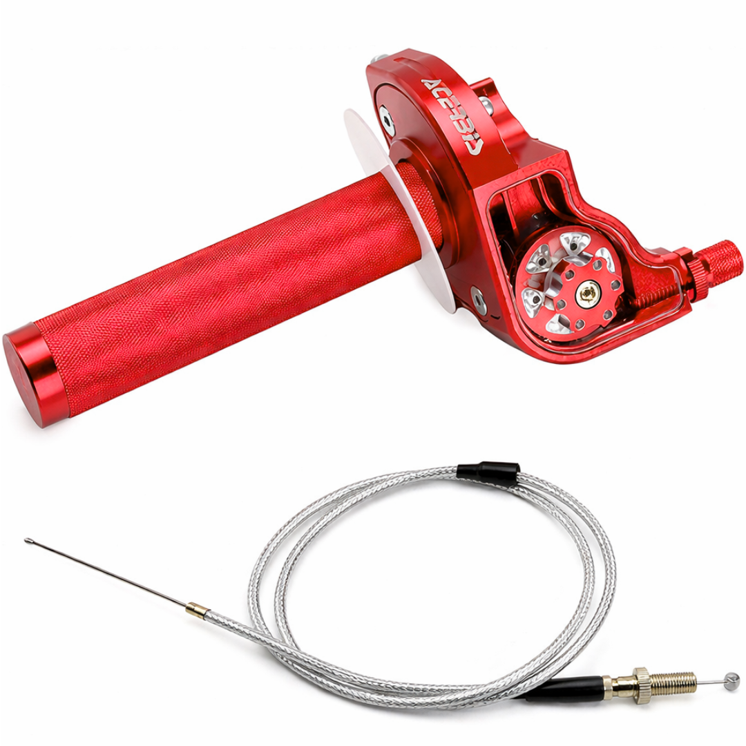 ACC005ROJ - ACELERADOR 1/4 ALUMINIO