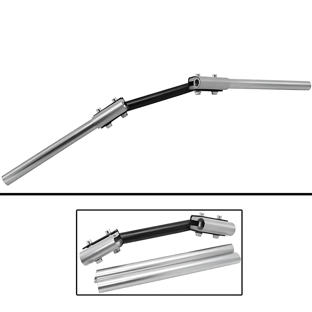 100340421CRO - TIMON 3 PIEZAS CROMO