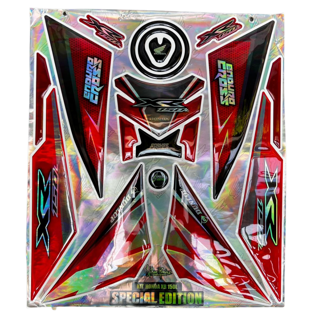 COLCALXR150NEG - KIT CALCAS XR150 NEGRO