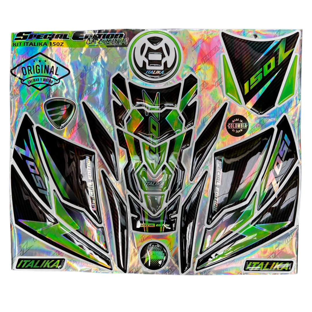 COLCAL150ZVRD - KIT CALCAS 150Z VERDE