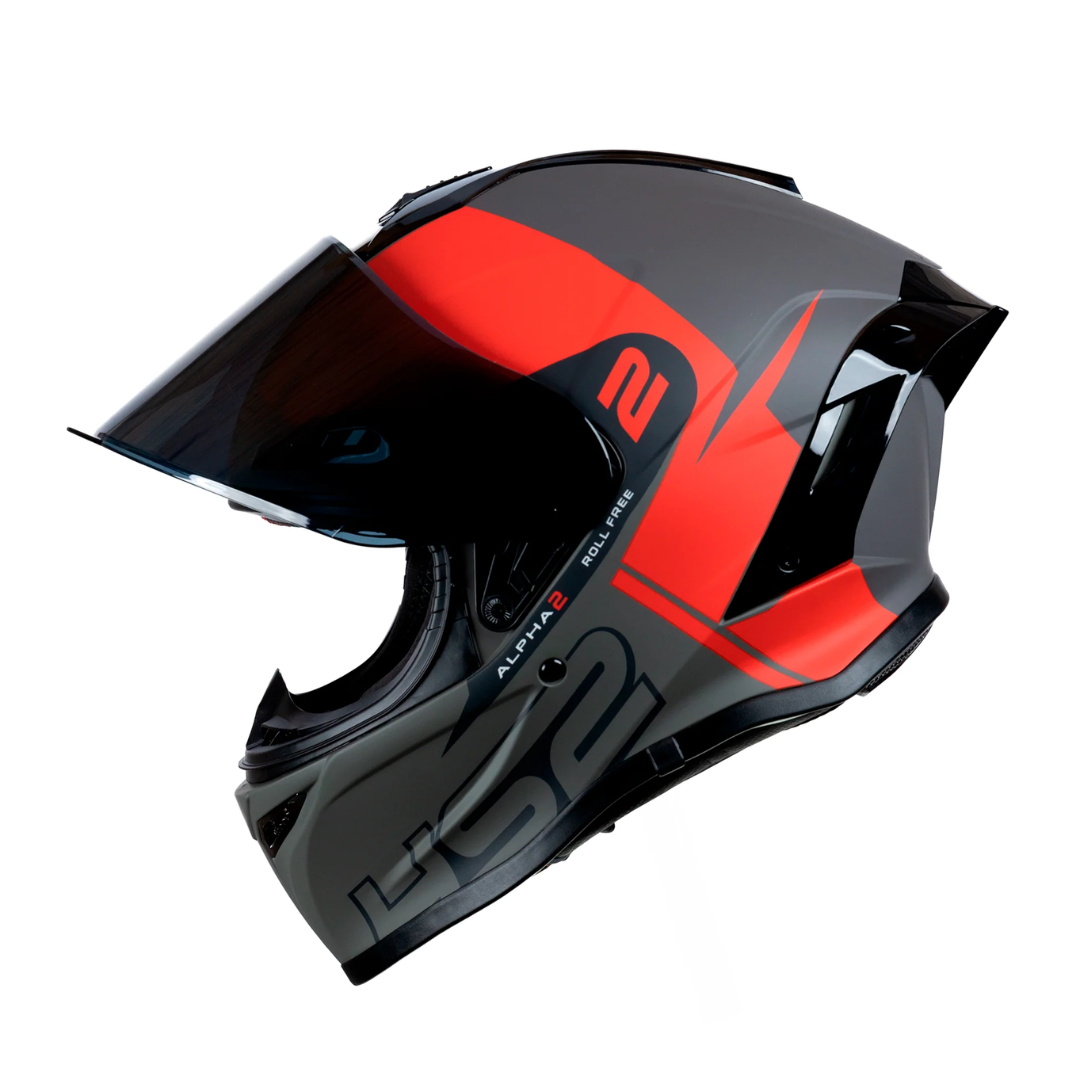 HS2109ALPHA2M - CASCO HS2 ALPHA2 ROJO M