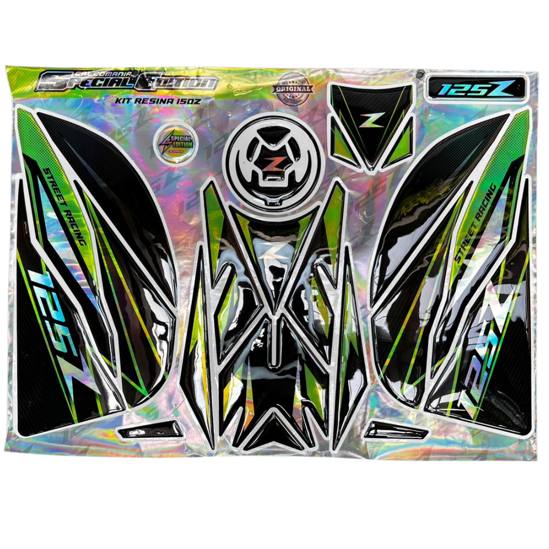 COLCAL125ZVRD - KIT CALCAS 125Z VERDE