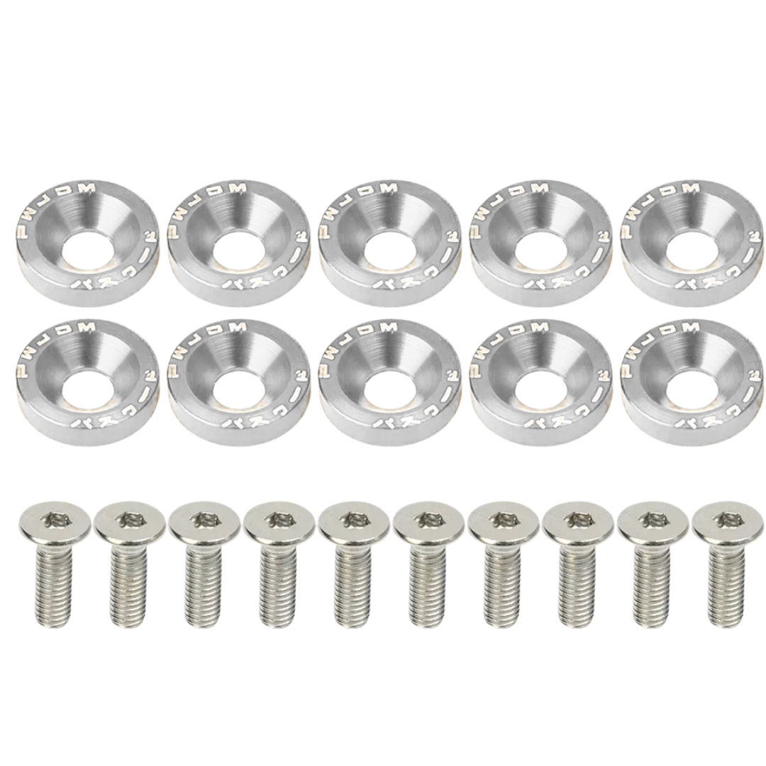 100340396CRO - TORNILLOS JDM CROMO 10PC