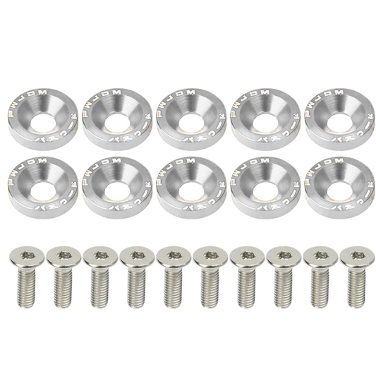 100340396CRO - TORNILLOS JDM CROMO 10PC