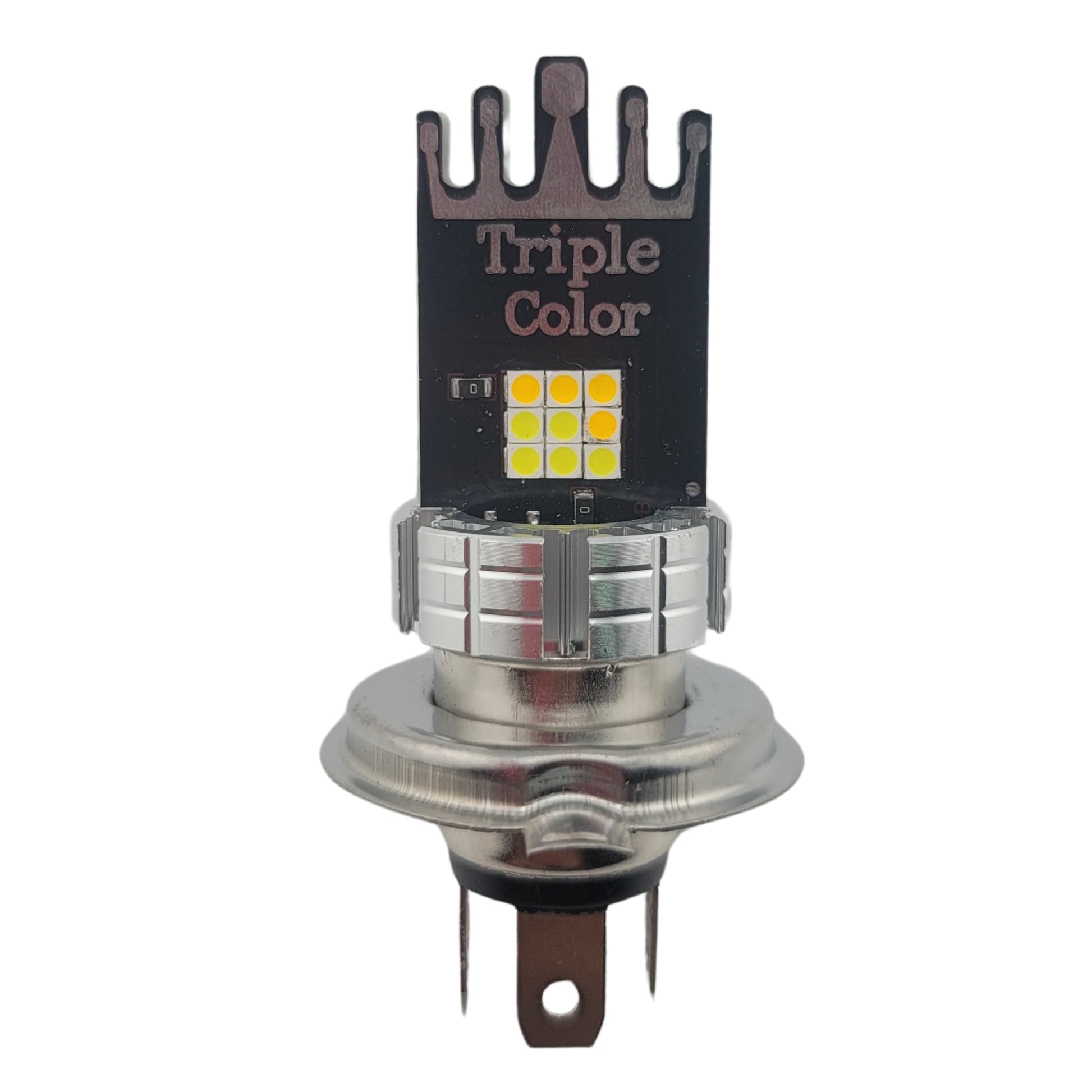 BUJI097 - LUZ LED H4 TRIPLE COLOR