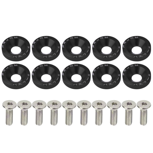 100340396NEG - TORNILLOS JDM NEGRO 10PC