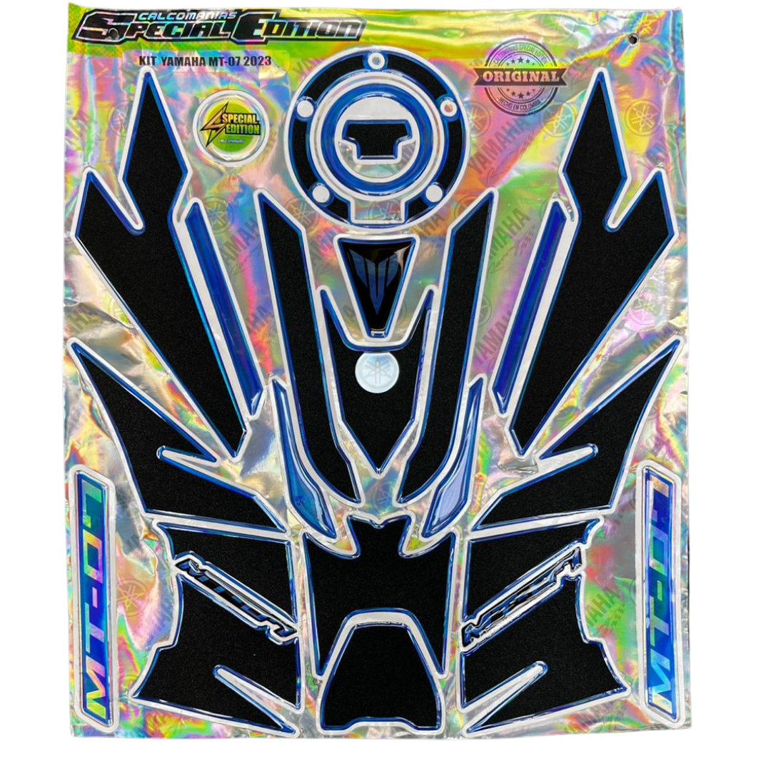 COLCALMT07AZL - KIT CALCAS MT07 AZUL LIJA