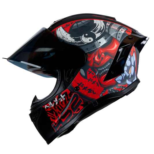 HS109SAMXL - CASCO HS2 SAMURAI ROJO