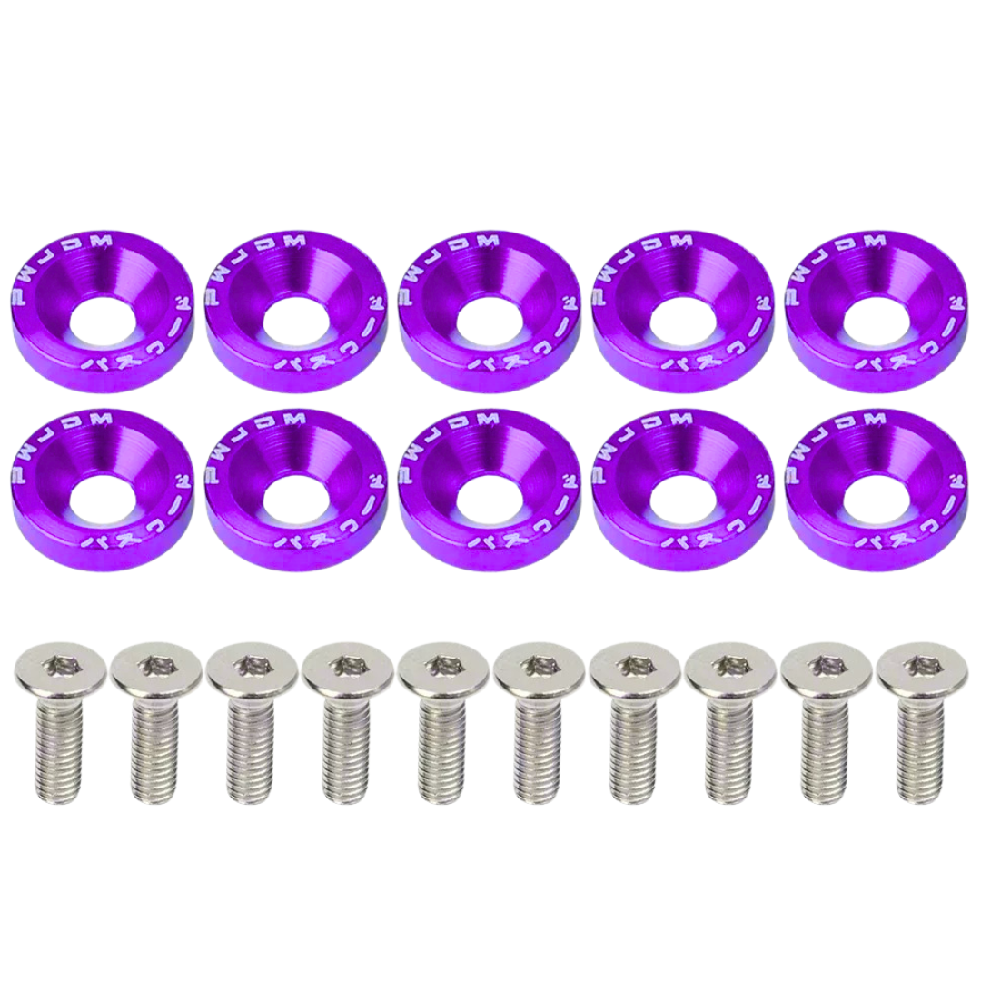 100340396MRD - TORNILLOS JDM MORADO 10PC