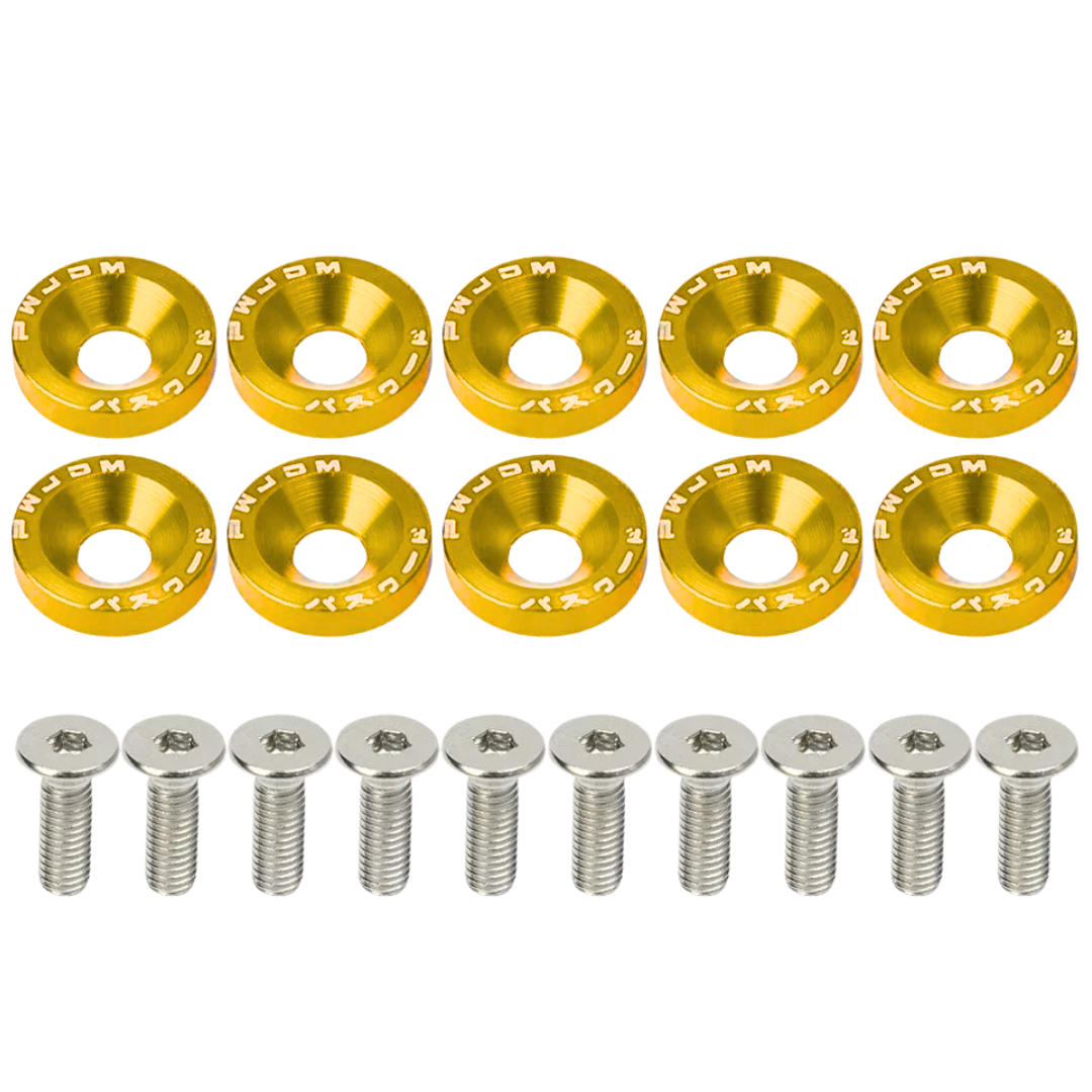 100340396DRD - TORNILLOS JDM DORADO 10PC