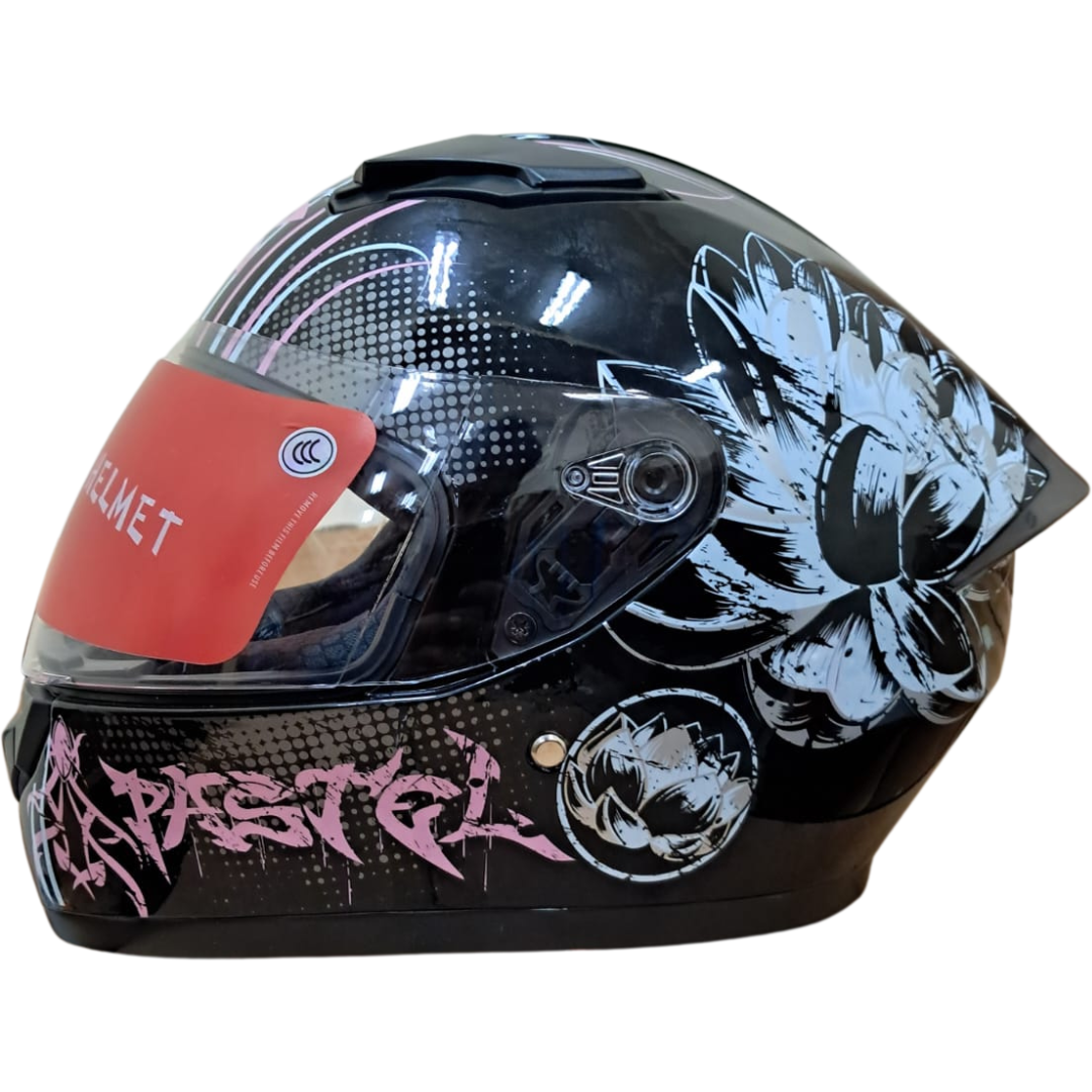 RL100340553L - CASCO NEGRO ROSA