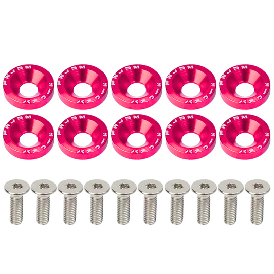 100340396RSD - TORNILLOS JDM ROSADO 10PC