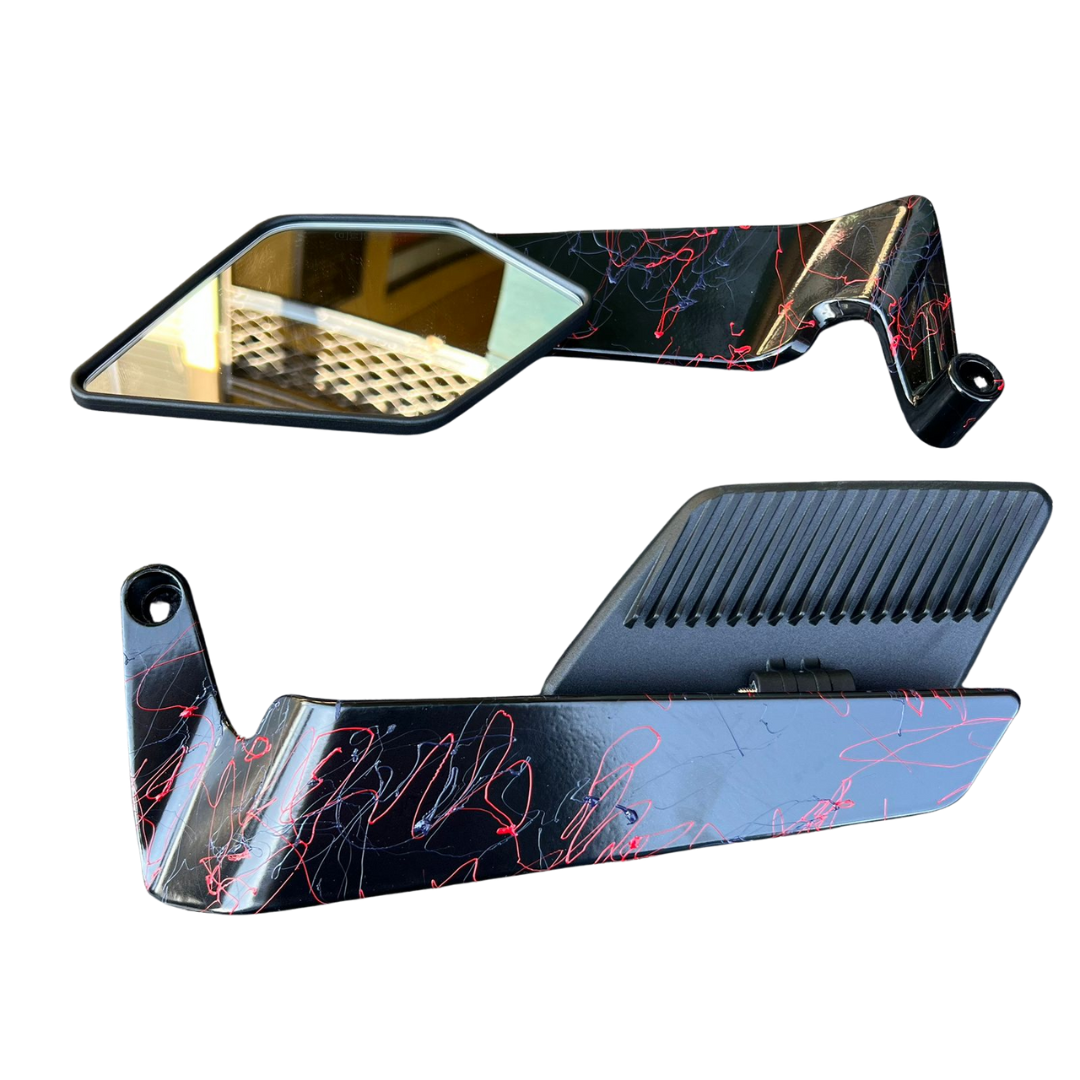 HS880066NEG - RETROVISOR ALERON #2 NEGRO