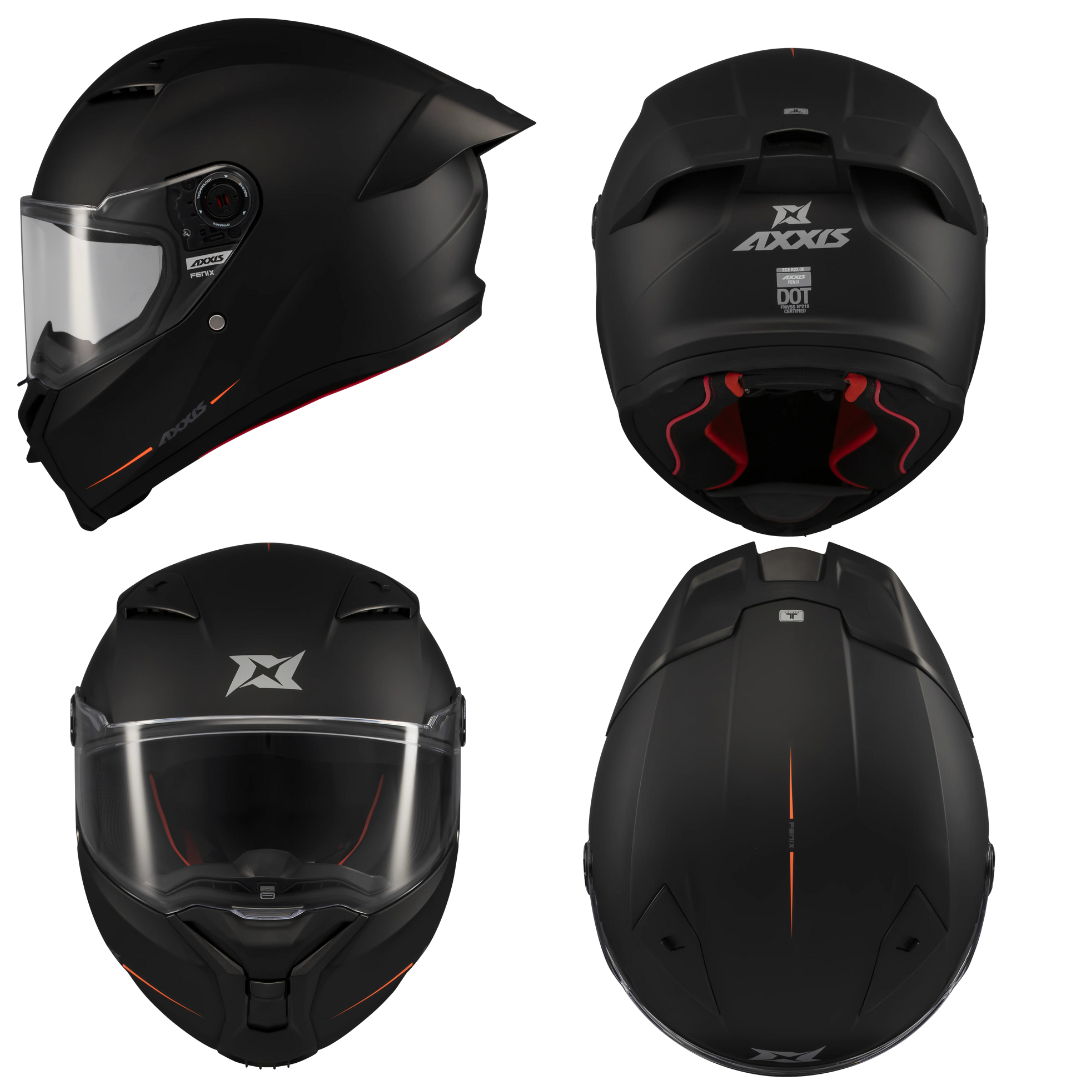 8447167011036XL - CASCO AXXIS FENIX NEGRO MATE