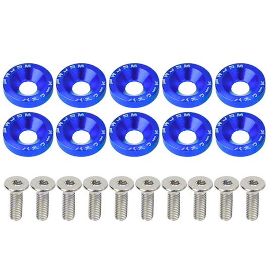 100340396AZL - TORNILLOS JDM AZUL 10PC