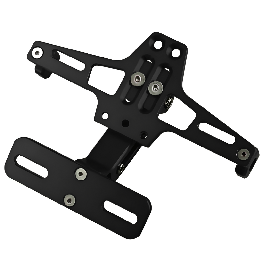 860236802007NEG - PORTAPLACA TIPO AVION SIN LED