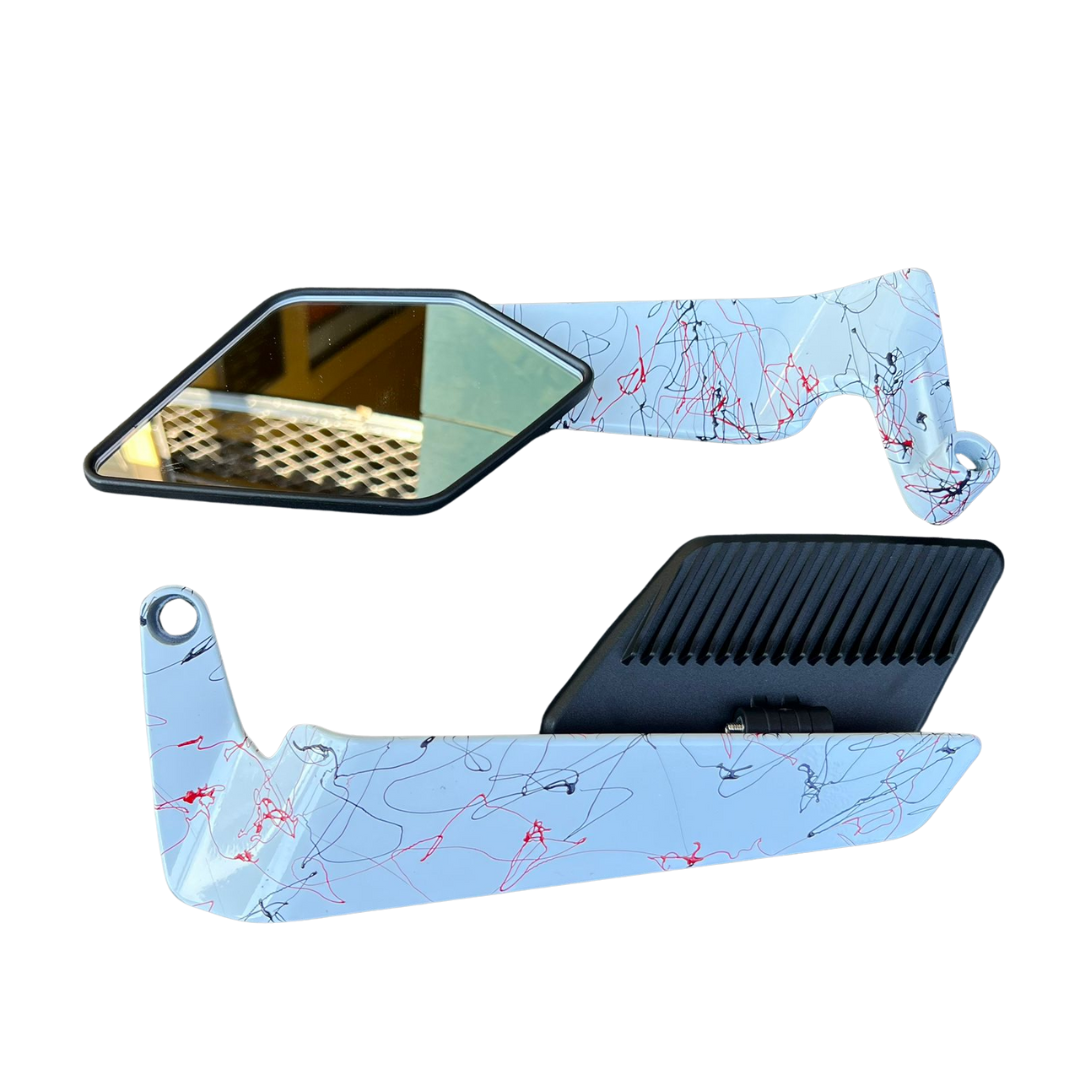 HS880066BLC - RETROVISOR ALERON #2 BLANCO