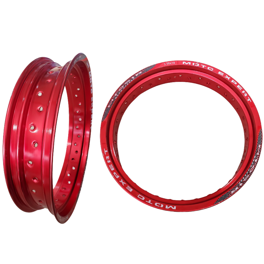 100340528ROJ - ARO ALUMINIO 3.50X17 ROJO