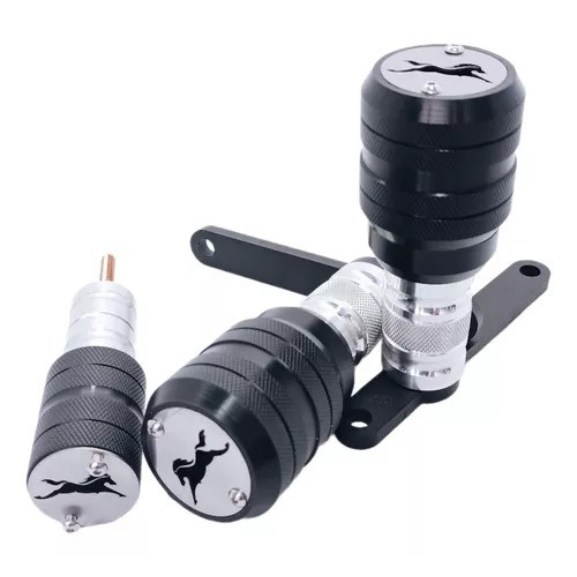 CRO100340195CRO - SLIDER DE MOTOR APACHE 4V ROJO