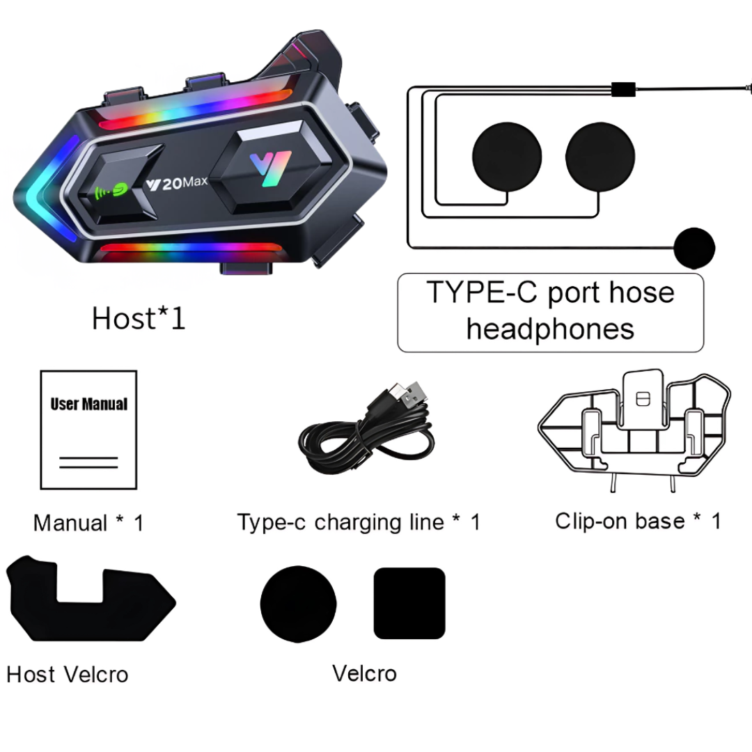 Y20MAX - INTERCOMUNICADOR Y20 MAX RGB