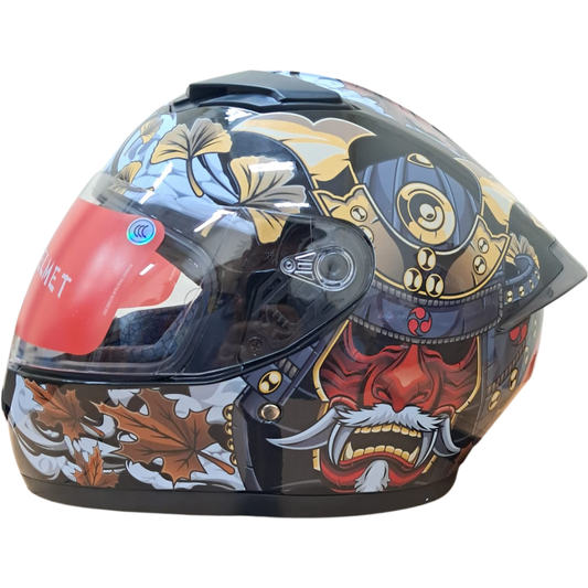 RL100340552L - CASCO NEGRO SAMURAI