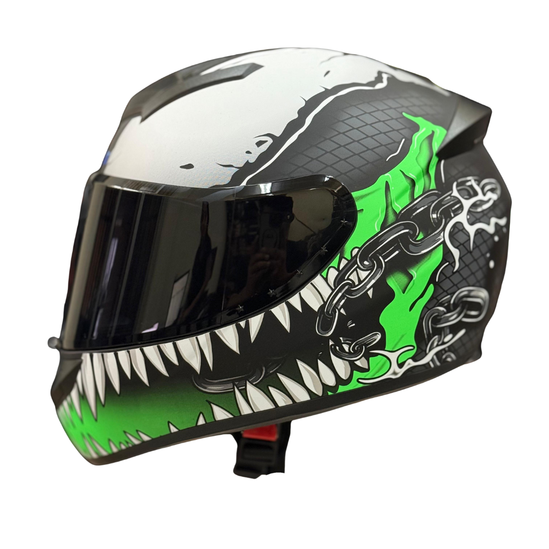1003980M - CASCO C1 VENOM VERDE