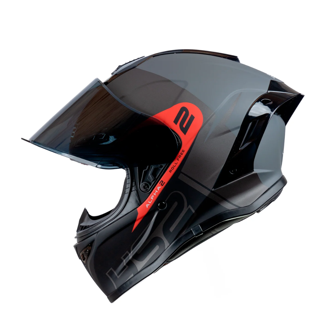 HS2109ALPHAM - CASCO HS2 ALPHA2 ROJO M