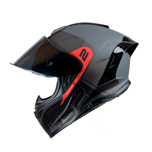 HS2109ALPHAM - CASCO HS2 ALPHA2 ROJO M